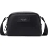 Kate Spade New York Puffed Small Leather Crossbody Bag In Black