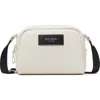 Kate Spade New York Puffed Small Leather Crossbody Bag In Sand