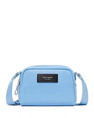 Kate Spade New York Puffed Smooth Leather Crossbody In Blue