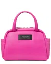 Kate Spade New York Puffed Smooth Leather Satchel In Pink