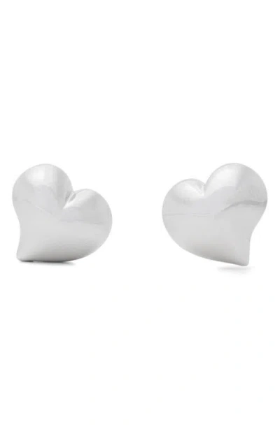 KATE SPADE KATE SPADE NEW YORK PUFFY HEART STUD EARRINGS