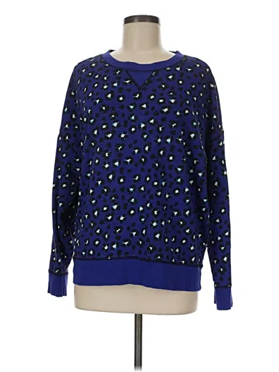 Pre-owned Kate Spade New York Pullover Sweater In Blue