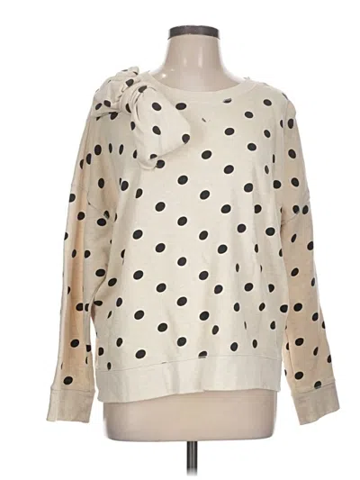 Pre-owned Kate Spade New York Pullover Sweater In Ivory