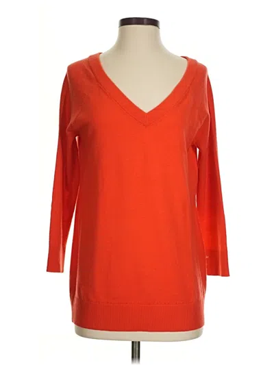 Pre-owned Kate Spade New York Pullover Sweater In Orange