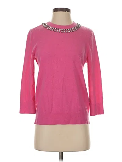 Pre-owned Kate Spade New York Pullover Sweater In Pink