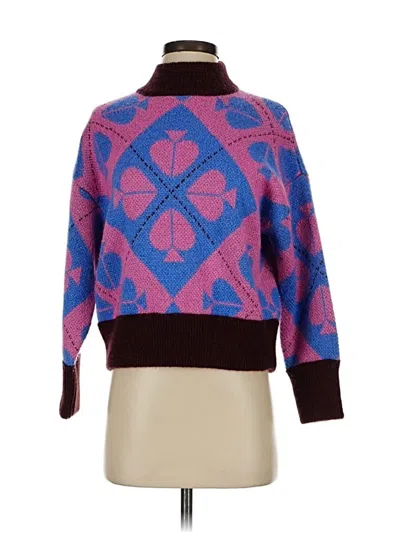Pre-owned Kate Spade New York Pullover Sweater In Purple