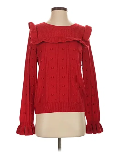Pre-owned Kate Spade New York Pullover Sweater In Red