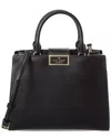 Kate Spade New York Reegan Smooth Leather Satchel In Black