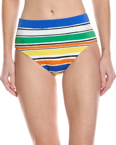 Kate Spade New York Reversible Bikini Bottom In Multi