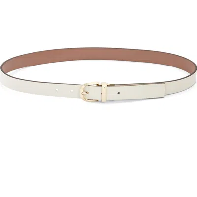 Kate Spade New York Reversible Leather Belt In White