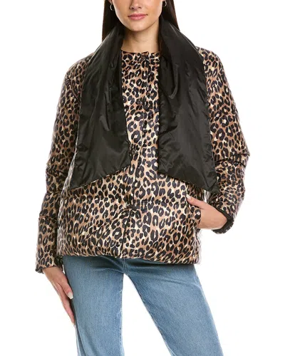 Kate Spade New York Reversible Leopard Central Parka In Nocolor