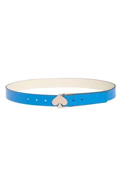 Kate Spade New York Reversible Spade Belt In Riverside Fresh Wh