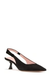 Kate Spade New York Riley Slingback Pointed Toe Pump In Black