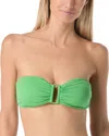 Kate Spade New York Ring Front Bra Bikini Top In Multi