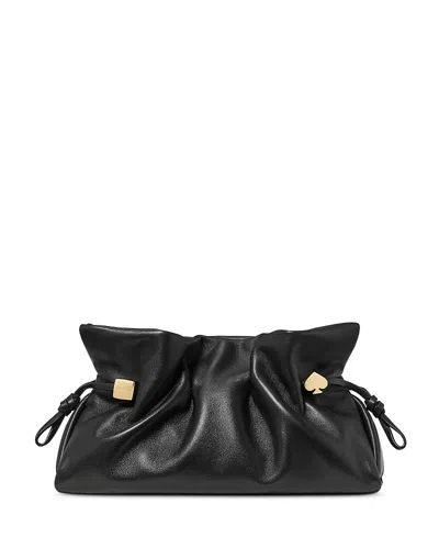 Kate Spade New York Rio Leather Convertible Clutch In Black