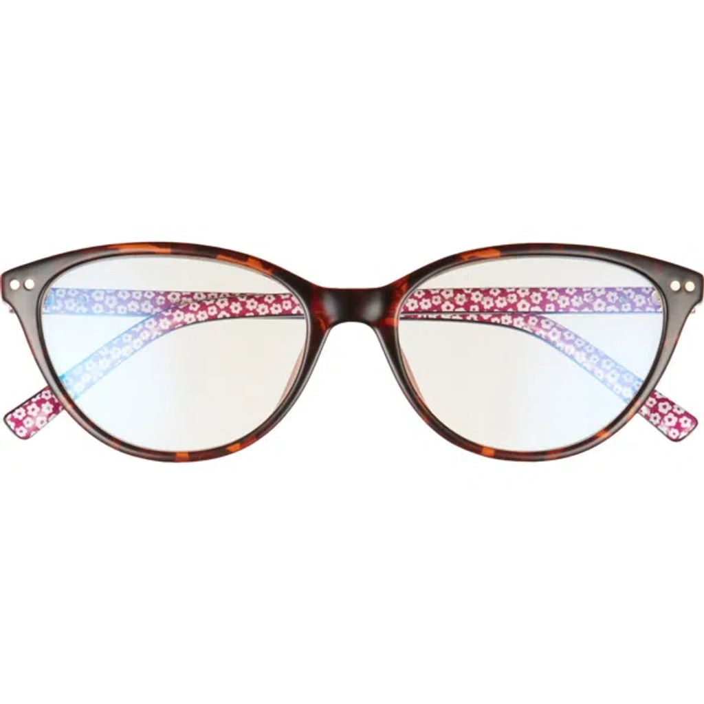 Kate Spade Roanne 54MM Blue Light Blocking Cat Eye Reading Glasses kate spade new york Roanne 54MM Cat Eye Blue Block  main image 3