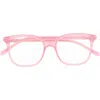 Kate Spade New York Romeo 50mm Rectangular Reading Glasses In Pink