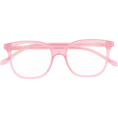 Kate Spade New York Romeo 50mm Rectangular Reading Glasses In Pink