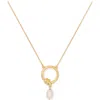 Kate Spade New York Ropes & Knots Freshwater Pearl Pendant Necklace, 18-21