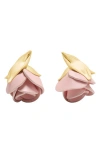Kate Spade New York Rose Buds Drop Earrings In Pink