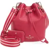 Kate Spade New York Rosie Leather Bucket Bag In Renaissance Rose
