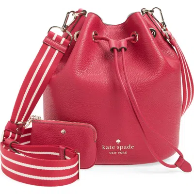 Kate Spade New York Rosie Leather Bucket Bag In Renaissance Rose