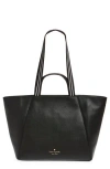 Kate Spade New York Rosie Leather Tote Bag In Black