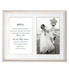 Kate Spade New York Rosy Glow Double Invitation Frame In Silver/rose