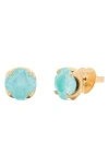 Kate Spade New York Round Stud Earrings In Mint