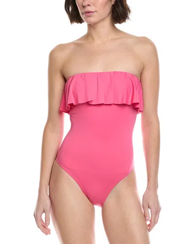 Kate Spade New York Ruffle One-piece In Pink