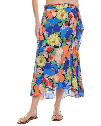 Kate Spade New York Ruffle Pareo In Multi