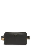 Kate Spade New York Saffiano Top Zip Belt Bag In Black