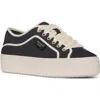 Kate Spade New York Sam Crystal Embellished Platform Sneaker In Black