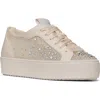 Kate Spade New York Sam Crystal Embellished Platform Sneaker In Neutral