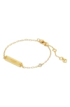 Kate Spade New York Sam Icon Bar Bracelet In Gold