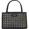 Kate Spade Sam Icon Crystal Embellished Crossbody Bag In Black