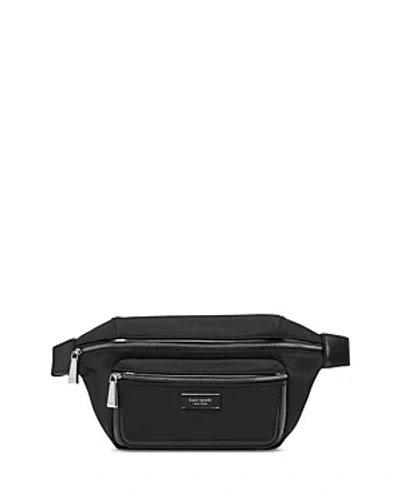 Kate Spade New York Sam Icon Ksnyl Nylon Medium Belt Bag In Black