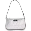 Kate Spade New York Sam Icon Mini Pouchette Shoulder Bag In Silver