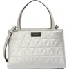 Kate Spade New York Sam Icon Quilted Satin Satchel