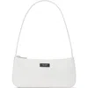 Kate Spade New York Sam Icon Faux Leather Shoulder Bag In White Dove
