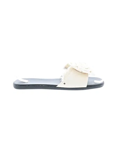 Pre-owned Kate Spade New York Sandals In White