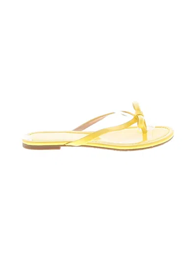 Pre-owned Kate Spade New York Sandals In Yellow