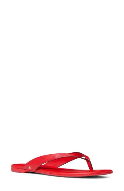Kate Spade New York Sandie Flip Flop In Red