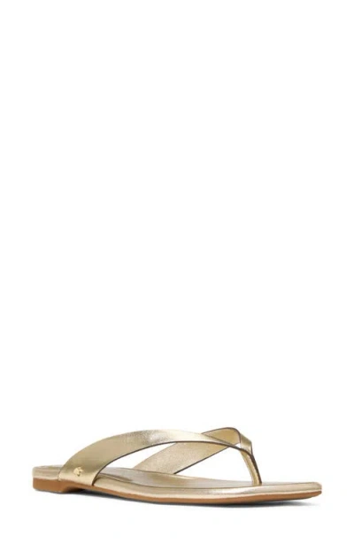 Kate Spade New York Sandie Flip Flop In Gold