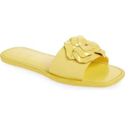 Kate Spade New York Santana Slide Sandal In Dandelion Yellow