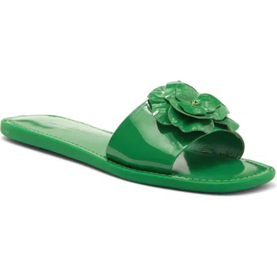 Kate Spade New York Santana Slide Sandal In Green Bean