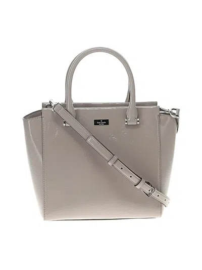 Pre-owned Kate Spade New York Satchel In Gray