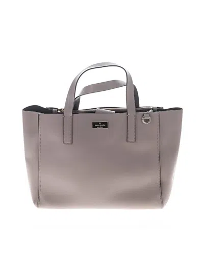 Pre-owned Kate Spade New York Satchel In Gray