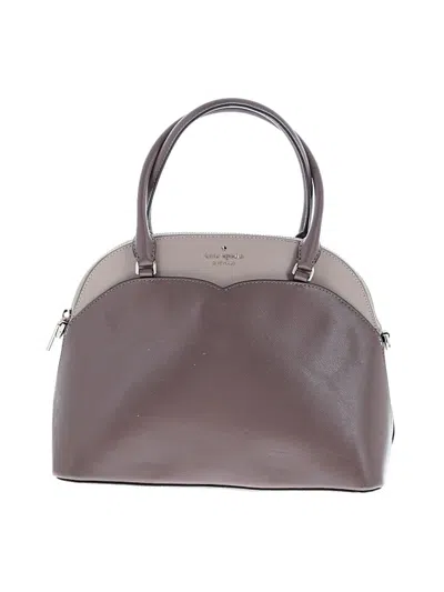 Pre-owned Kate Spade New York Satchel In Gray