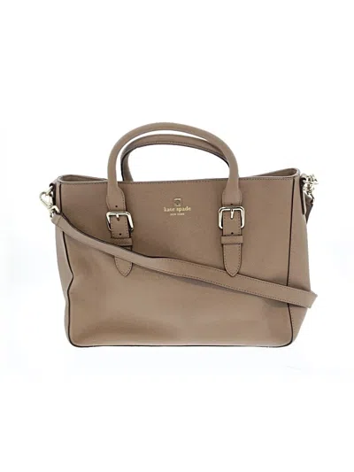 Pre-owned Kate Spade New York Satchel In Tan